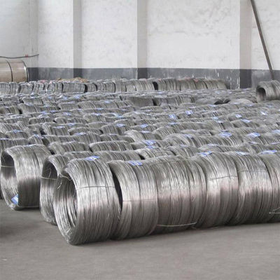 Lo zinco ha ricoperto vergella immerso caldo galvanizzato 0.3mm di gi del grado 304 del cavo di acciaio inossidabile calibro 12 17 18